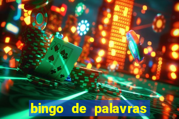 bingo de palavras cha de bebe